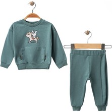 Popolin Little Emu At Nakışlı 2'li Takım