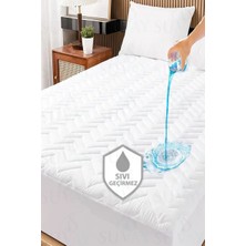 Osmanlı Home Concept Su Geçirmeyen Pamuklu Fitted Alez 90 x 190 cm Dalgalı Desenli Özellik