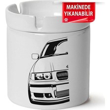 Sartre Art Bmw E36 Baskılı Porselen At-Söndür Küllük