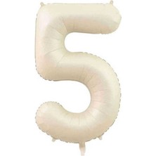 Aloha Concept 5 Yaş Krem Renk Folyo Balon 76 cm