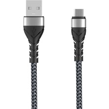 Bilişim Aksesuar Siyah Bax Micro USB Kablo 1m