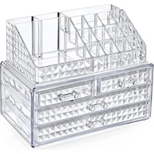 Royal Gross Box-Up Diamond 4 Gözlü Triplex Çekmece Organizer – Çok Gözlü Düzenleyici