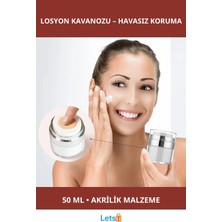 Letsii Hava Almayan Pompa Krem Kavanozu 50 ml