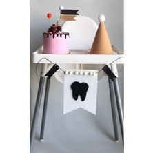 Aloha Concept Ilk Dişim Çıktı Mama Sandalyesi Flaması - Duvar Süsü