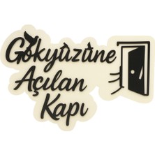 Aloha Concept Gökyüzüne Açılan Kapı Eva Duvar Tabelası | Dekoratif Yazı | Kapı & Duvar Süsü