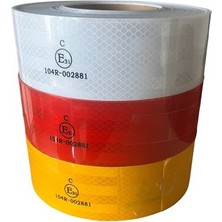  3 m modeli  fosforlu şerit sarı 5,5 cm 45,7 mt