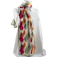 Modabutik Yaprak Desenli Fular