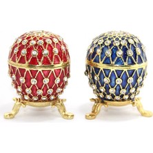 Tp Buğz Swarovski Taşlı Tekli Yumurta Model 1