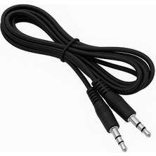 Powermaster PM-26896 Siyah 3.5 mm Stereo Erkek-Erkek 1.5 Metre Aux Kablo