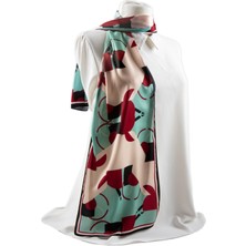 I5 Geometrikl Desenli Fular 30X140