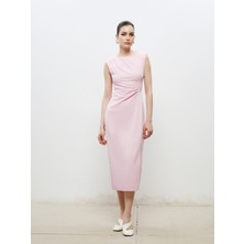 Soulife Key Dokuma Elbıse K.kol