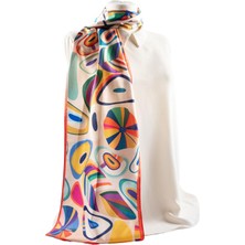 I85 Modabutik Geometrik Desenli Kadın Fular