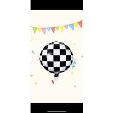 Aloha Concept Damalı Yuvarlak Folyo Balon