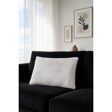 Premier Home Kadife Kırlent Kılıfı Krem V2 50X40