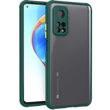 Akare Xiaomi Mi 10T Pro 5g Kılıf ​​akre Kaff Kapak-Koyu Yeşil