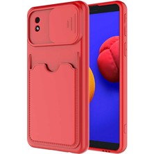 Akare Galaxy A01 Core Kılıf ​akre Kartix Kapak-Kırmızı