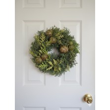 Er Loom Doğal Kapı Çelenk 16 cm