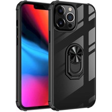 Akare iPhone 13 Pro Max Kılıf Akre Mola Kapak-Siyah