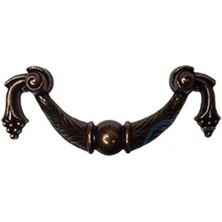 Buğz Dekoratif Zamak Üzümlü Kulp - 64MM, Eskitme, 1 Adet