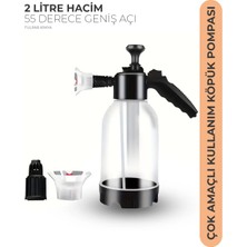 Factor360 Yüksek Basınçlı 2 Başlıklı Su & Köpük Pompası 2 Litre Çok Amaçlı Kullanım Su Köpük Püskürtücü