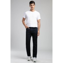 Lee Cooper Rico Yüksek Bel Düz Kesim Düz Paça Siyah Erkek Jean Pantolon