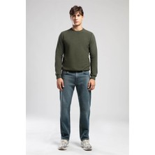 Lee Cooper Ricky Yüksek Bel Düz Kesim Düz Paça Francesca Flc Stone Erkek Jean Pantolon