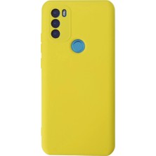 Buğz General Mobile Gm 21 Plus Kılıf Nano Içi Kadife Silikon - Sarı