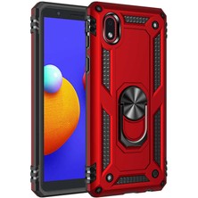 Akare Galaxy A01 Core Kılıf Akre Vega Kapak-Kırmızı