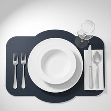 Grand Fine Art 2 Adet Deri Dikdörtgen Amerikan Servis 33X44 cm Simetrik Desenler Serisi 117