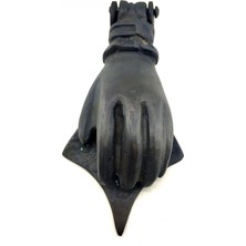 Buğz Antika Tarz Dekoratif Pirinç El Kapı Tokmağı, Taktak - 167X75 Mm, Oksit