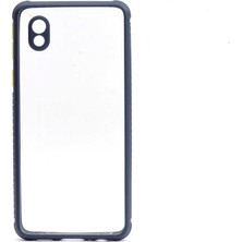Akare Galaxy A01 Core Kılıf ​​akre Kaff Kapak-Lacivert