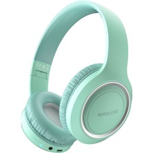 Akare Akre Uıd-10 Ayarlanabilir ve Katlanabilir Kulak Üstü Bluetooth Kulaklık-Yeşil