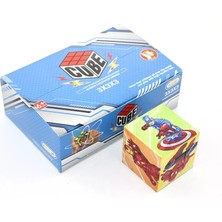 Buğz Süper Kahramanlı Peluş Yapboz Küp 3x3 Figür Temalı Hediyelik Oyun