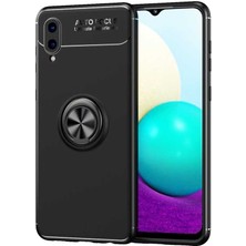 Akare Galaxy A02 Kılıf Akre Ravel Silikon Kapak-Siyah