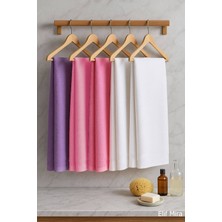 Elif Mira 6 Lı Softtouch El Yüz Banyo Havlusu Seti %100 Pamuklu 50X90 cm