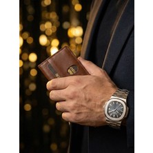 Yedideri Hakiki Gerçek Deri Kartlık – El Yapımı Lüks Kart Cüzdanı