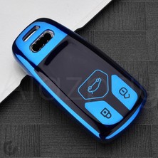 Alazpay Audi A6 A5 A4 Q7 Q5 S4 S5 S7 B9 A4L 4m 8W Tt Tts Rs 8s Parlak Tpu Anahtar Kılıfı