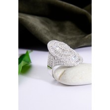 Innuendo 925 Ayar Gümüş Iç Içe Sarmal Baget Yüzük