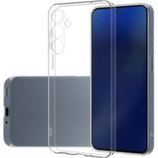 Akare Galaxy S24 Fe Kılıf Akre Süper Silikon Kapak-Şeffaf-Şeffaf