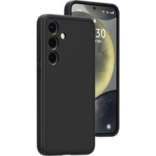 Akare Galaxy S24 Plus Kılıf Magsafe Şarj Özellikli Karbon Fiber Görünümlü Akre T-Karbon Kapak-Siyah