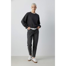 Babokah Balon Kollu Boxy Sweatshirt