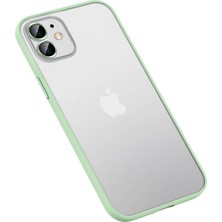 Akare iPhone 12 Pro Max Kılıf Akre Retro Kapak-Yeşil