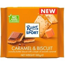Ritter Sport Karamel ve Bisküvi 100G