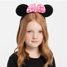 Neva Prime Pembe Fiyonklu Minnie Mouse Tacı Mini Kulak (5361)
