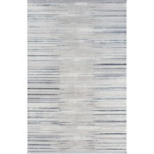 Karmen Halı Tokyo Tk002m Gri Halı Lacivert Detaylı Modern Akrilik Kaymaz Taban Tozuaz Salon Halısı Yatak Odası