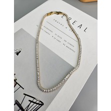 Duru Aksesuar Çelik Gold Renk Suyolu Kolye