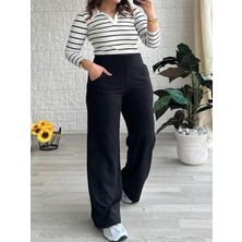 Korsaj Kemerli Pantolon