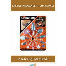 Letsii 10 Parça Kalıpçı Taşlama Ucu Seti Metal, Ahşap ve Plastik Yüzeyler Için