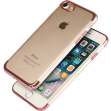Akare iPhone Se 2022 Uyumlu Akre Tareks Şeffaf Kapak-Rose Gold