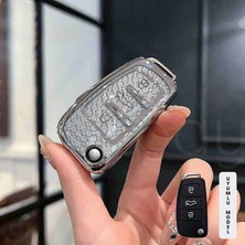 Alazpay Audi A1 A3 A4 A5 A6 A7 & Q3 Q5 Q7 Q8 & Tt S3 S4 S6 Rs Elmas Desenli Tpu Anahtar Kılıfı